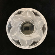 Vintage Small Short Etched Floral Leaf Bowl 7