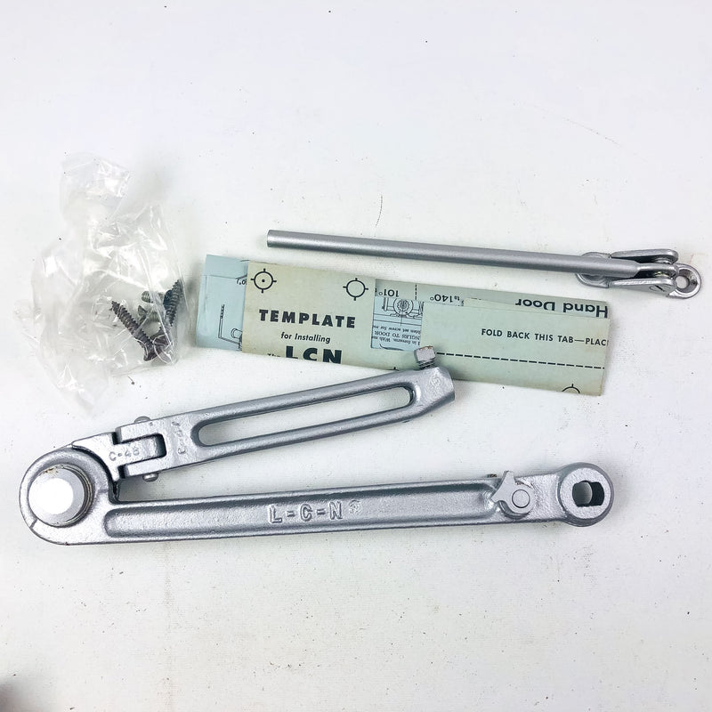 LCN Size B C Potbelly Closer Arm H90 RH ALUM Hold Open 90 Right-Handed Aluminum