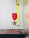 Vintage Bronze Star Medal Award Ribbon Military Heroic Meritorious Achievement 2