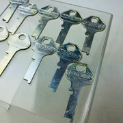 10x Master Lock Co 1718 Key Blanks Vintage Master Padlock Uncut New Old Stock 5