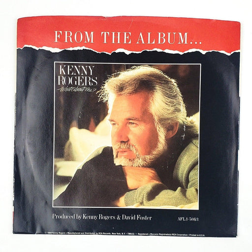 Kenny Rogers What About Me? Record 45 RPM Single PB-13899 RCA 1984 1