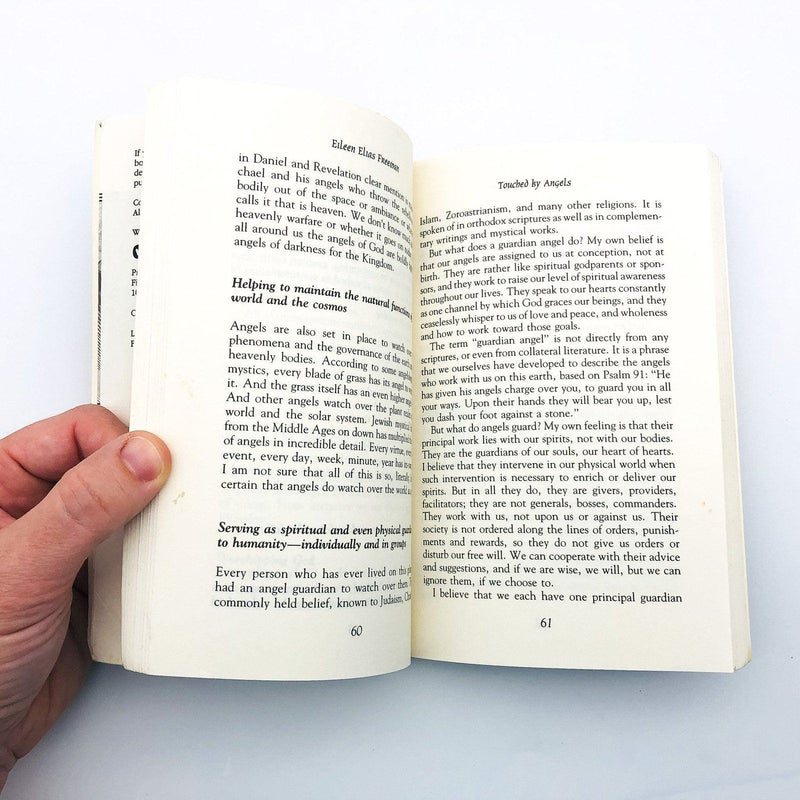 Touched By Angels Paperback Eileen Elias Freeman 1994 Guardian Angel Stories 8