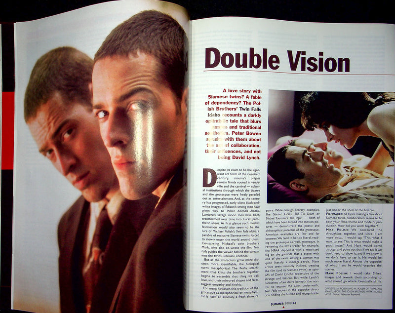 Filmmaker Magazine Summer 1999 Twin Falls Idaho Michael Polish Actor Director