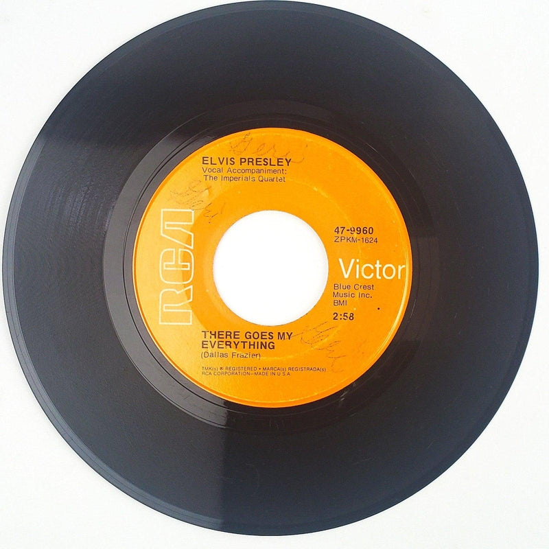 Elvis Presley I Really Don't Want To Know Record 45 RPM Single 47-9960 RCA 1971 2