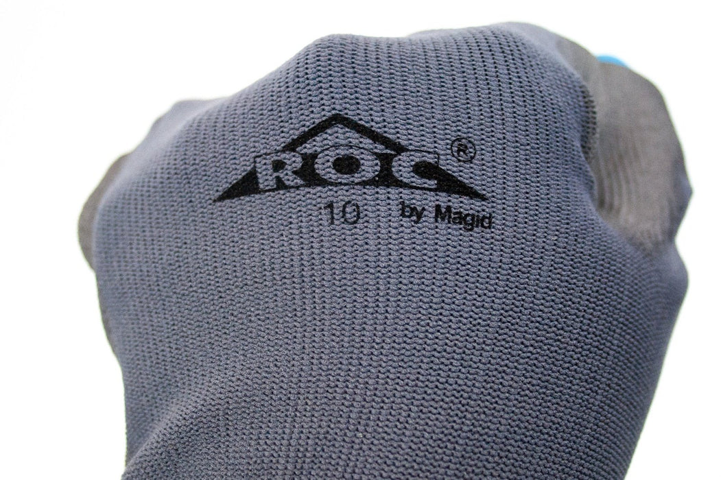 Magid ROC Polyurethane Palm Coated Work Gloves, GP150 NF310, Size 10, 12 pairs 6