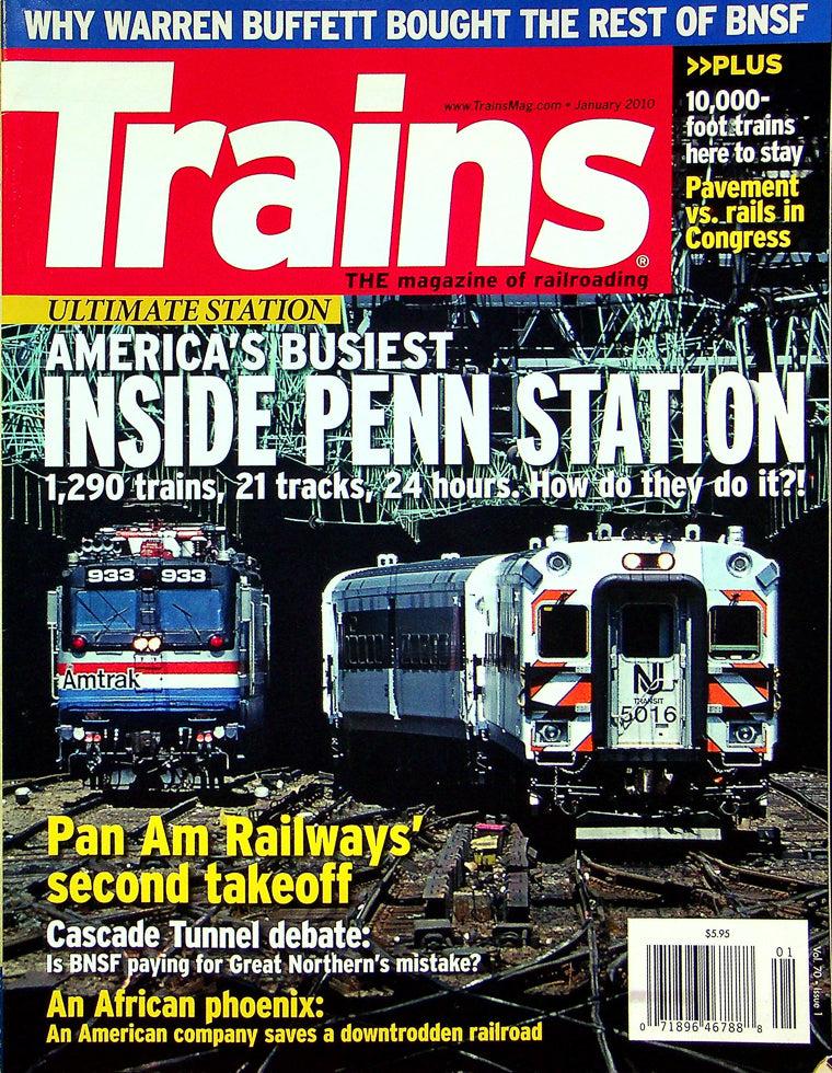 Trains Magazine January 2010 Vol 70 No 1 America's Busiest Inside Penn Station