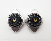 2x Master Lock 1631 Built-in Combination Padlock Locker w Code Hinge Left NO KEY 1