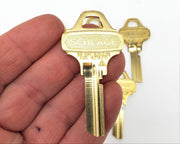 5x Schlage Everest 35-007 C134 Key Blanks Nickel Silver 6 Pin NOS 1