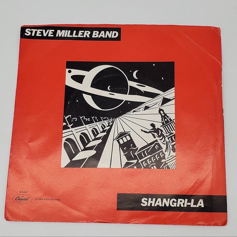 Steve Miller Band Shangri-La Single Record Capitol Records 1984 B-5407 1