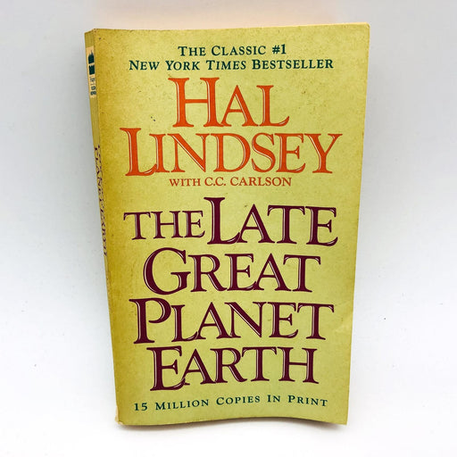 The Late Great Planet Earth Paperback Hal Lindsey 1992 Bible Science History 1