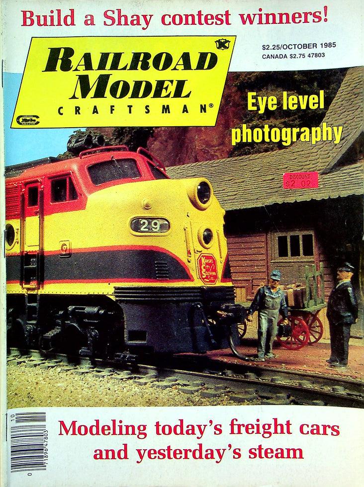 Railroad Model Craftsman Magazine October 1985 Vol 54 No 5 Eye Level Photography