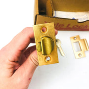 Yale Storeroom Closet Door Knob Lockset BR5405 X1210 US10 Satin Bronze New NOS 6