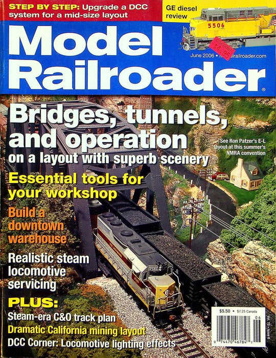 Model Railroader Magazine June 2006 Vol 73 No 6 Bridges, Tunnels, & Operation