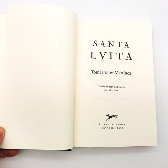 Santa Evita Hardcover Tomas Eloy Martinez 1996 Eva Peron First Lady Argentina 6