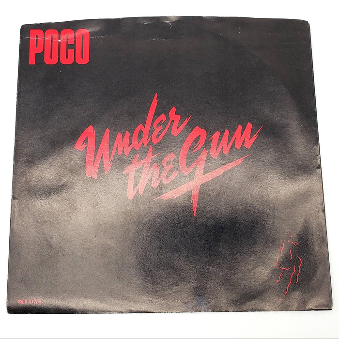 Poco Under The Gun Single Record MCA Records 1980 MCA - 41269 PROMO 1