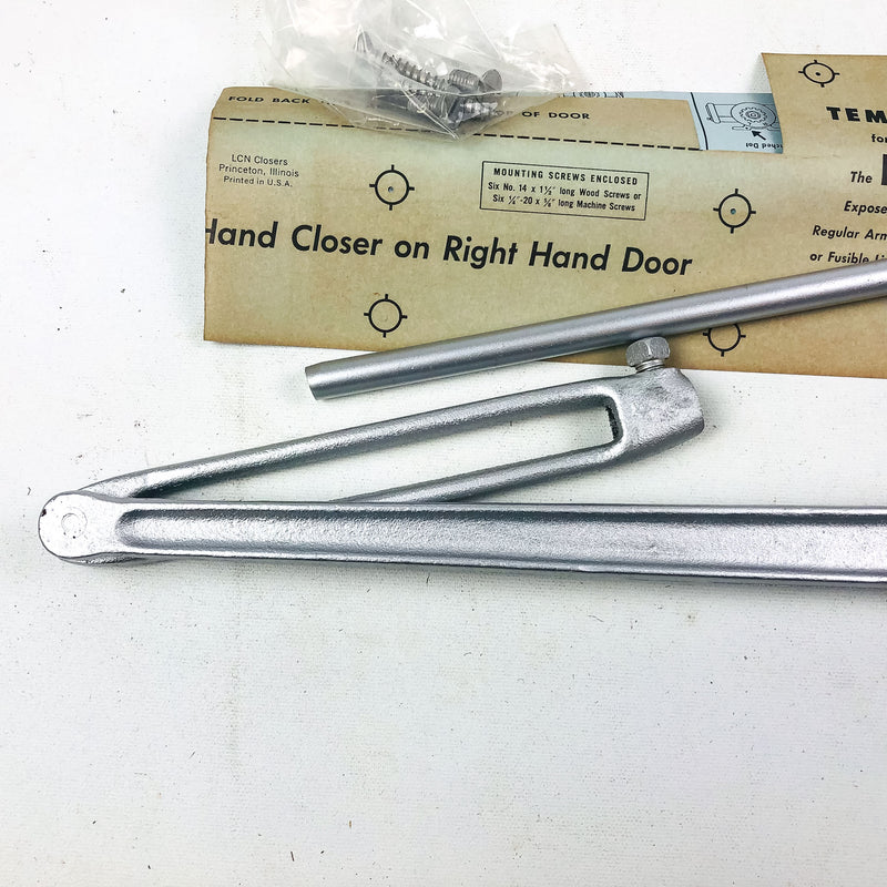 LCN Size E Potbelly Closer Arm REG NH ALUM Regular Non-Handed Aluminum Finish