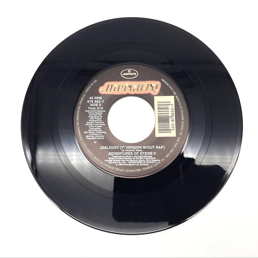 Adventures Of Stevie V. Jealousy Single Record Mercury 1990 878 662-7 2