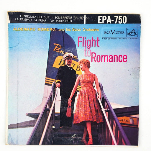 Aldemaro Romero Flight To Romance Record 45 RPM EP EPA-750 RCA 1956 1