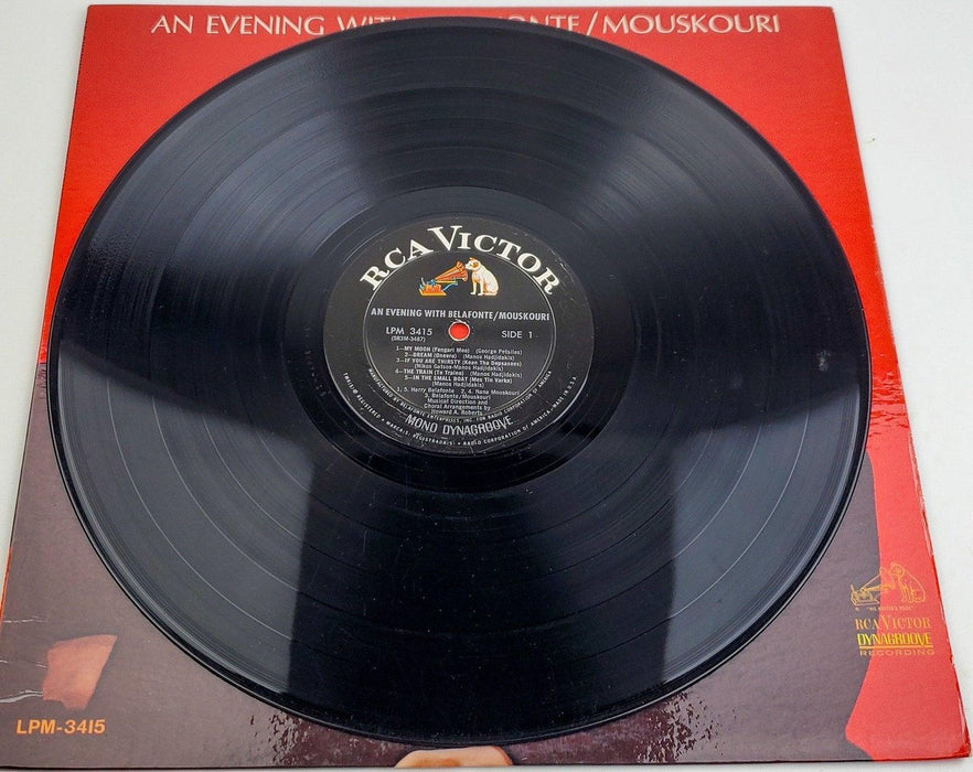 Harry Belafonte An Evening With Belafonte Mouskouri 33 RPM LP Record RCA 1965 5