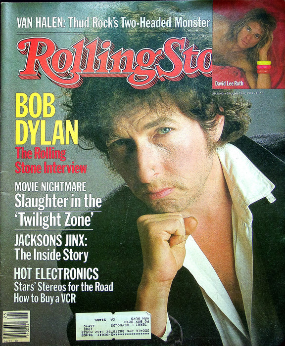 Rolling Stone Magazine June 21 1984 Bob Dylan David Lee Roth Van Halen Rock