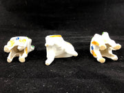 Occupied Japan Asian Oriental Miniature Porcelain Chairs & Piano - Missing Lid 6