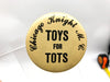 Toys for Tots Button Pinback Vintage Chicago Knight United States Marine Corps 3