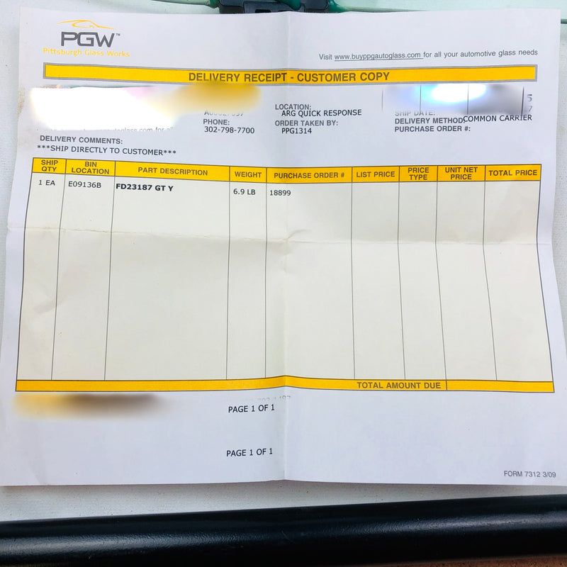 Door Glass for Nissan UD 1800 2000 2300 2600 3300 FD23187 GT Y Semi Truck