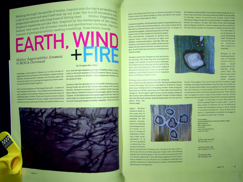 Angle Magazine Jan-Fe 2005 Hildur Asgeirsdottir Jonsson Saul Osrow On Sol Lewitt