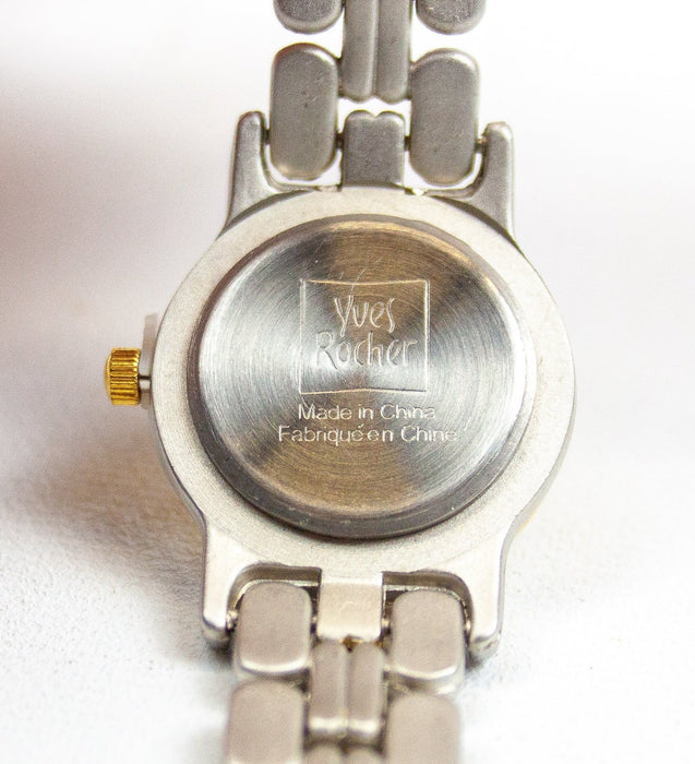 Yves Rocher: Women's Silver & Gold Tone Watch - Quartz Movement | UNTESTED 4