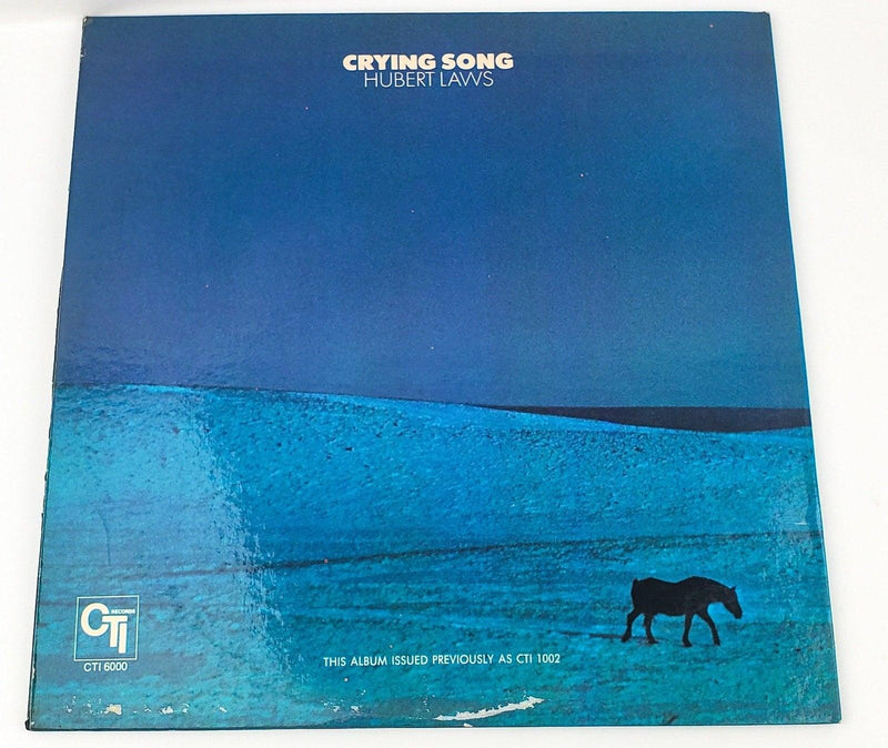 Hubert Laws Crying Song Record 33 RPM LP CTI 6000 CTI Records 1975 2