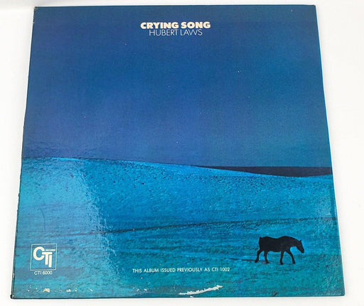 Hubert Laws Crying Song Record 33 RPM LP CTI 6000 CTI Records 1975 2