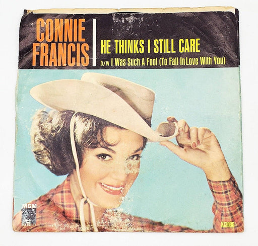 Connie Francis He Thinks I Still Care 45 RPM Single Record MGM 1962 K 13096 1