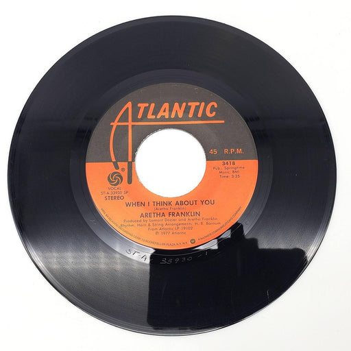 Aretha Franklin When I Think About You 45 RPM Single Record Atlantic 1977 3418 1
