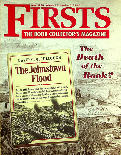 Firsts Magazine June 2008 Vol 18 No 6 David McCullough & Dale Morgan 1