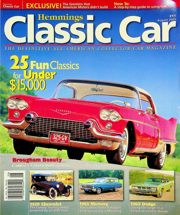 Hemmings Classic Car Magazine August 2005 Vol 1 # 11 Brougham Beauty