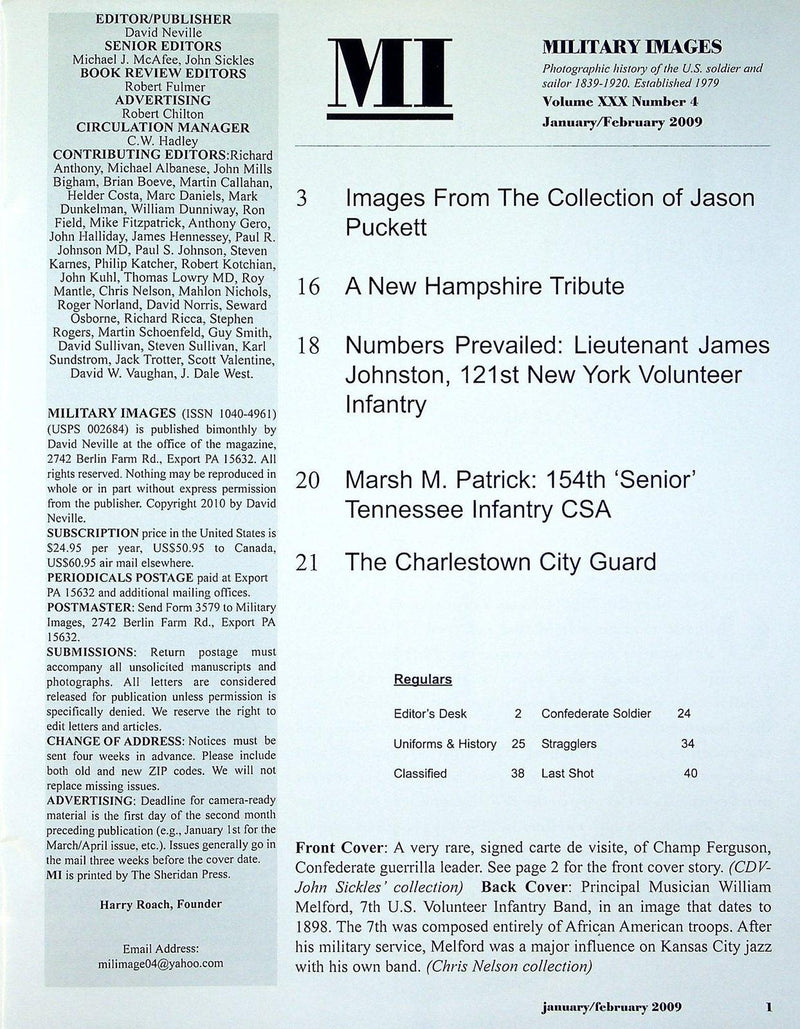 Military Images Magazine 2006 Vol 30 # 4 Jason Puckett Collection 2