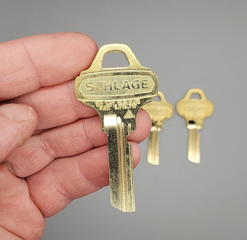 5x Schlage Everest 35-007 C245 Key Blanks Nickel Silver 6 Pin NOS 1