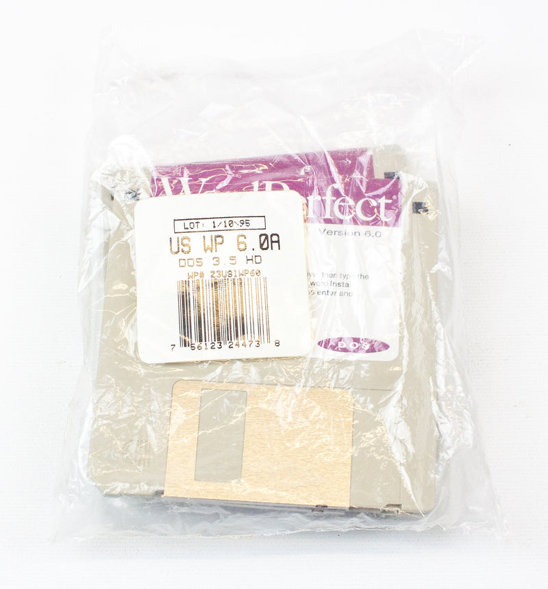 Vintage WordPerfect: Upgrade/Trade Up - Version 6.0 For DOS | USED