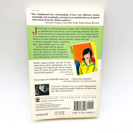 Jackie By Josie Paperback Caroline Preston 1997 Onassis Kennedy Historical 2