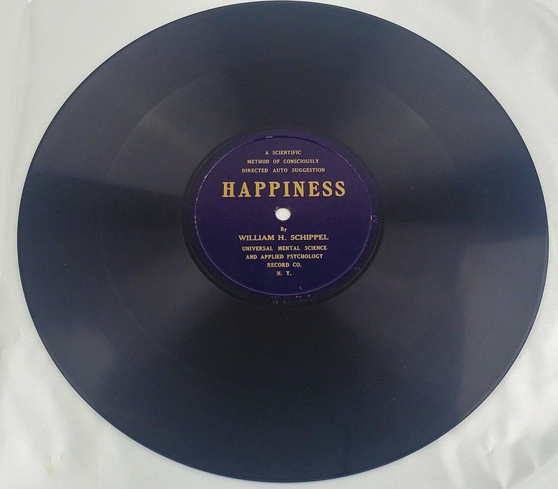 William H Schippel Prosperity Consciously Directed Auto Suggestion 78 RPM Record 4