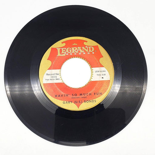 Gary U.S. Bonds Dear Lady 45 RPM Single Record Legrand Records 1961 1015 1