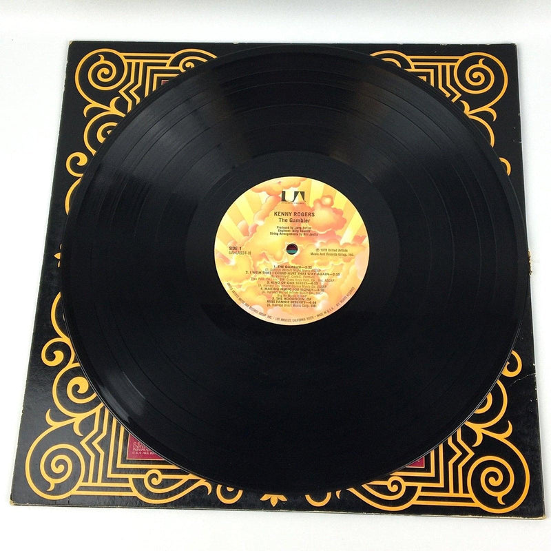Kenny Rogers The Gambler Record 33 RPM LP UA-LA934-H United Artists 1978 4