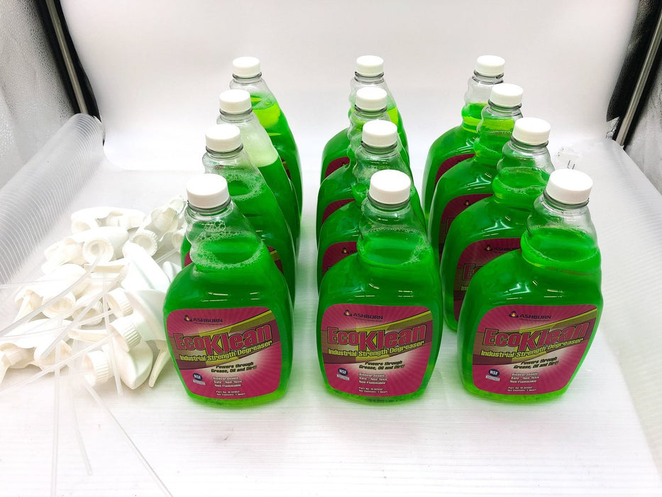 Industrial Degreaser Cleaner Spray Bottle 12 Pack Grease Oil Dirt Kitchen Bulk 8