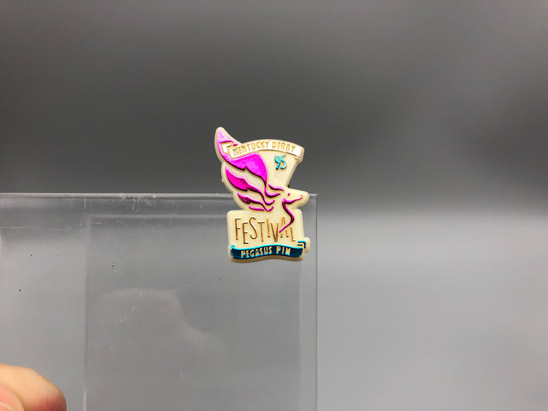 Vintage Kentucky Derby Festival Lapel Pin 1995 Pegasus Louisville Horse Racing