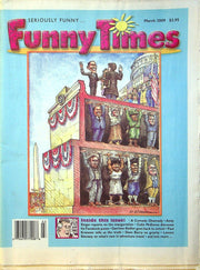 Funny Times Magazine March 2009 Comedy Obamady, Andy Singer, Garrison Keillor 1