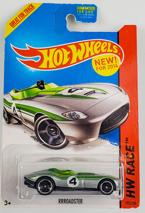 Hot Wheels 2014 Silver RRRoadster Thrill Racers 155/250 BDD04