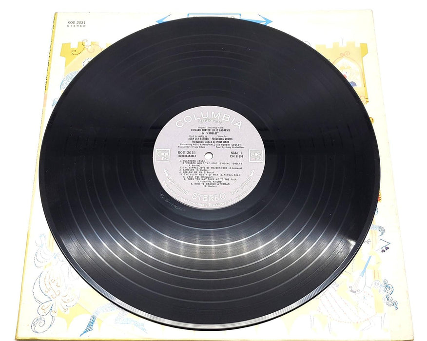Richard Burton Camelot 33 RPM LP Record Columbia 1960 KOS 2031 6