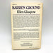 Barren Ground Paperback Ellen Glasgow 1985 Rural South Virginia 1st Edition 2