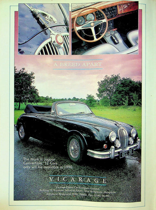 Classic And Sportscar Magazine December 1989 Vol 8 No 9 MGB We Drive The Best