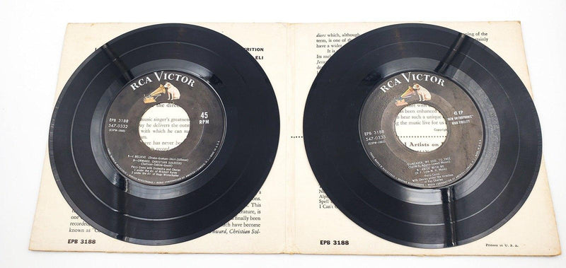 Perry Como I Believe Songs of All Faiths 45 RPM Double EP Record RCA 1954 6